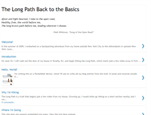 Tablet Screenshot of longbrownpath.com